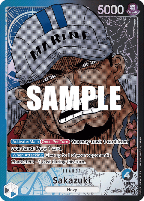 Sakazuki (OP05-041) OP05 Leader Alt Art (AA)