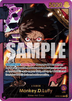 Monkey D. Luffy (OP05-060) EB02 Leader Alt Art (AA)