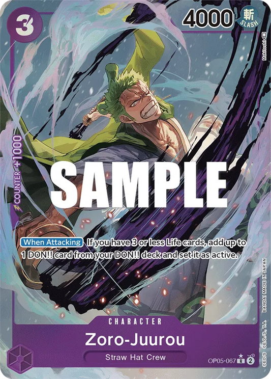 Zoro-Juurou (OP05-067) OP05 Alternate Art (AA)