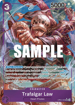 Trafalgar Law (OP05-069) OP05 Alternate Art (AA)