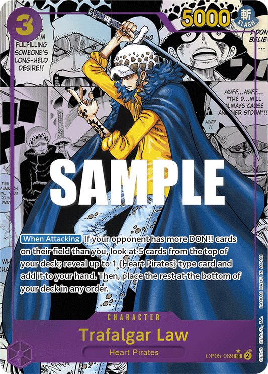 Trafalgar D. Law (OP05-069) OP05 Manga Rare