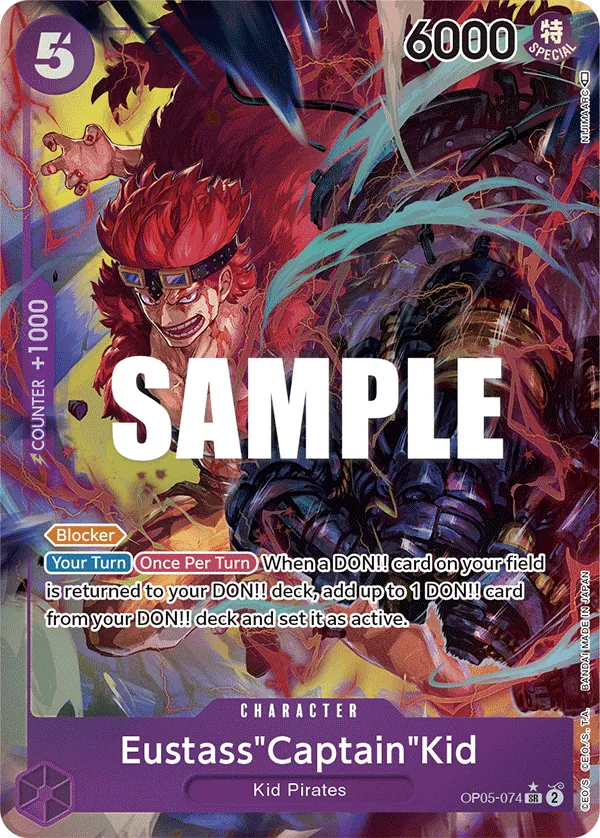 Eustass"Captain"Kid (OP05-074) OP05 Alternate Art (AA)