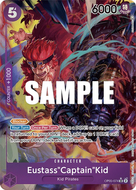 Eustass"Captain"Kid (OP05-074) OP05 Alternate Art (AA)