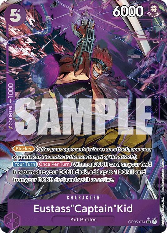 Eustass"Captain"Kid (OP05-074) PRB01 Alternate Art (AA)