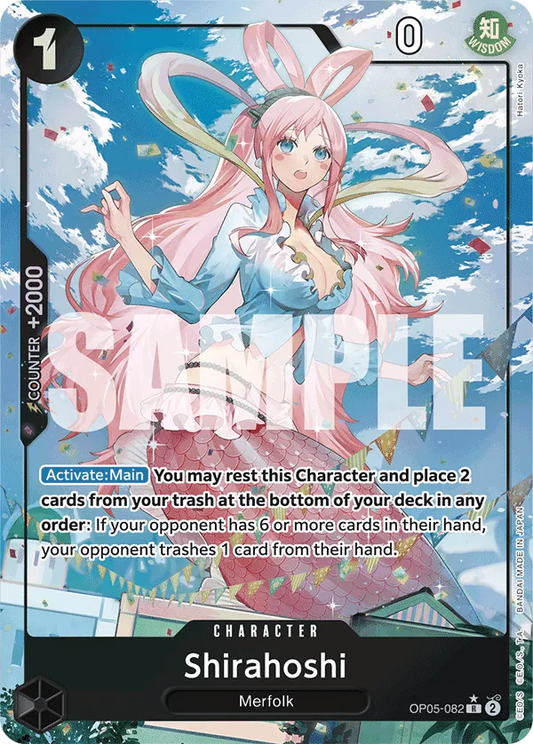 Shirahoshi (OP05-082) PRB01 Alternate Art (AA)