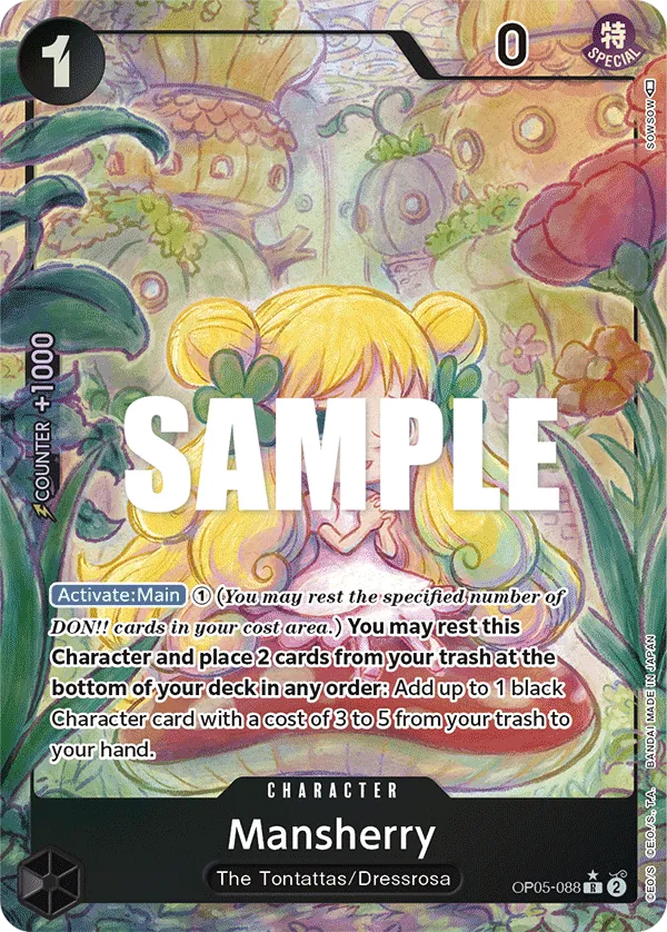 Mansherry (OP05-088) OP05 Alternate Art (AA)