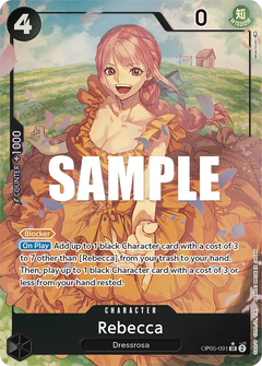 Rebecca (OP05-091) OP05 Alternate Art (AA)