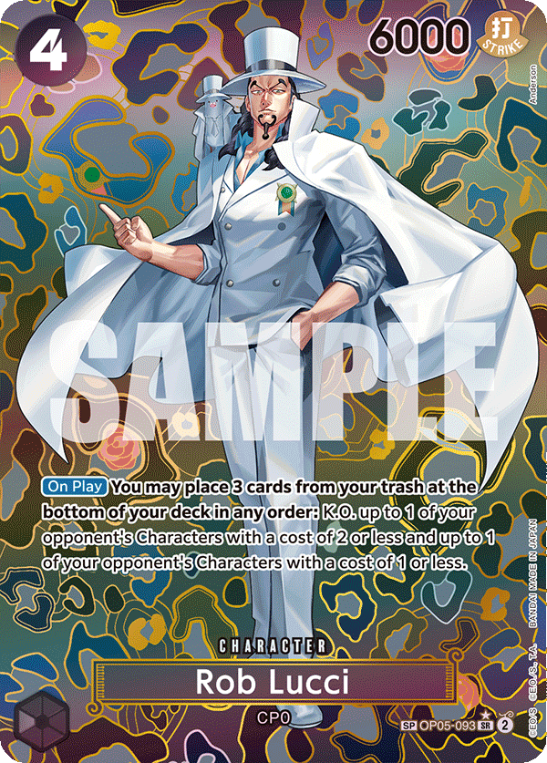 Rob Lucci (OP05-093) OP09 Special Rare (SP)