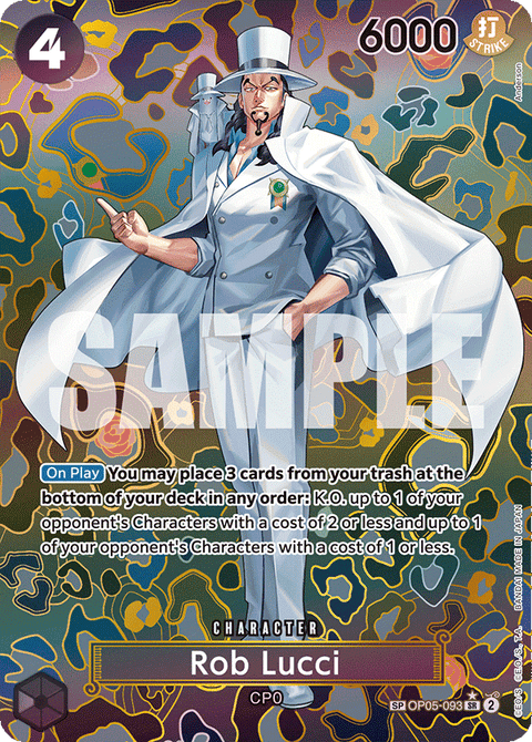 Rob Lucci (OP05-093) OP09 Special Rare (SP)
