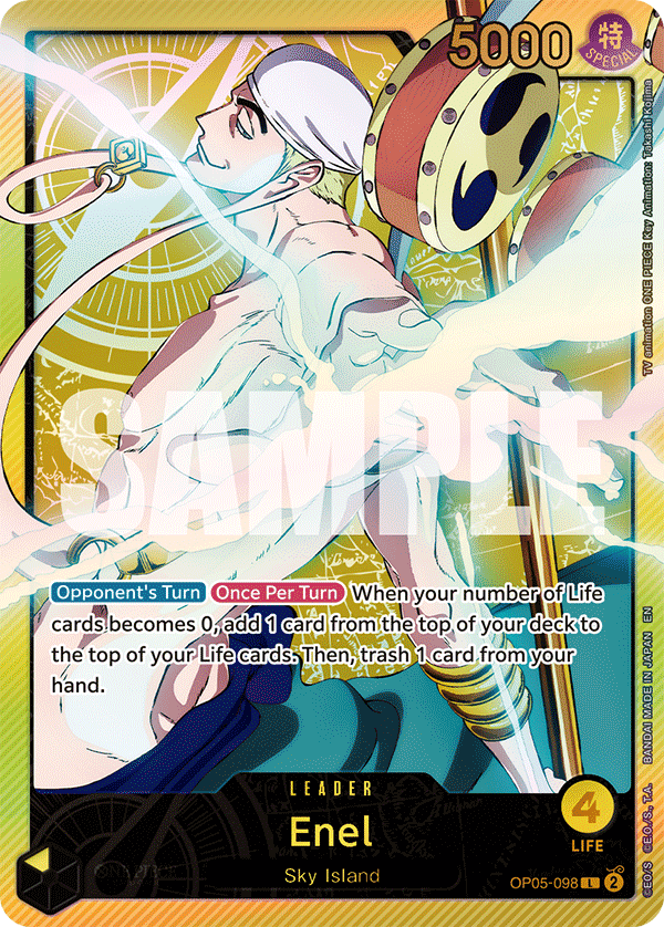 Enel (OP05-098) EB02 Leader Alt Art (AA)