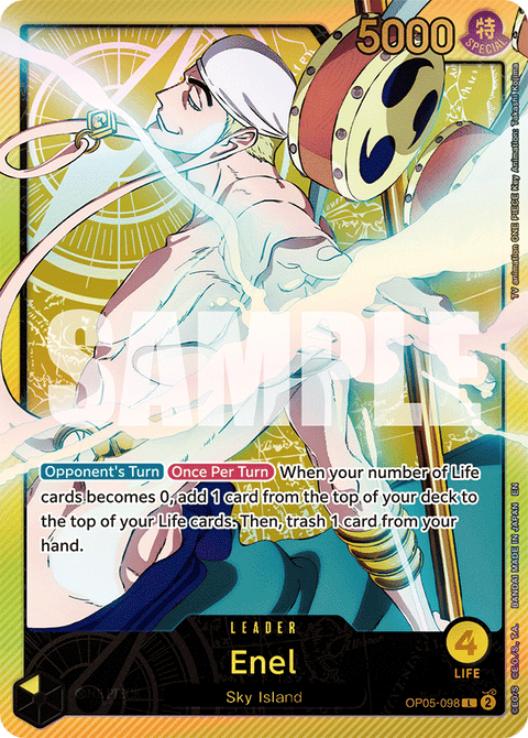 Enel (OP05-098) EB02 Leader Alt Art (AA)
