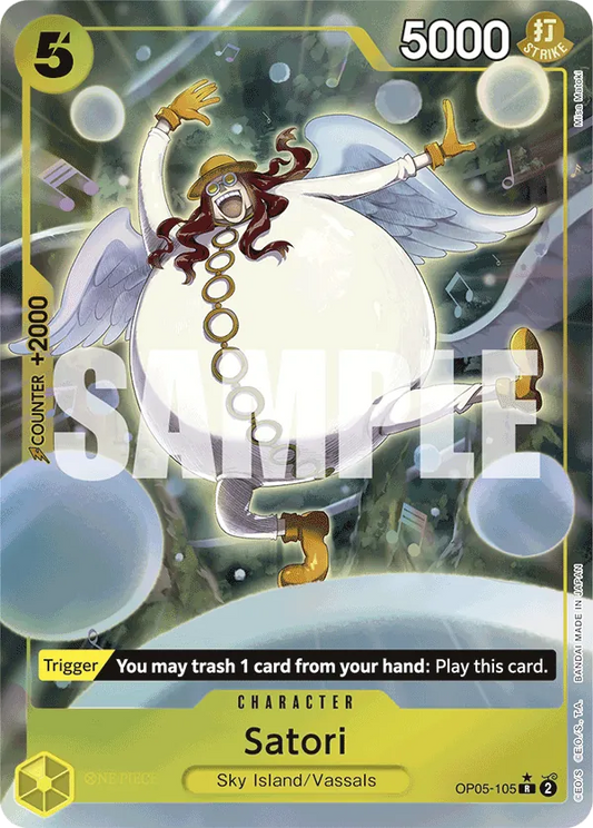Satori (OP05-105) PRB01 Alternate Art (AA)
