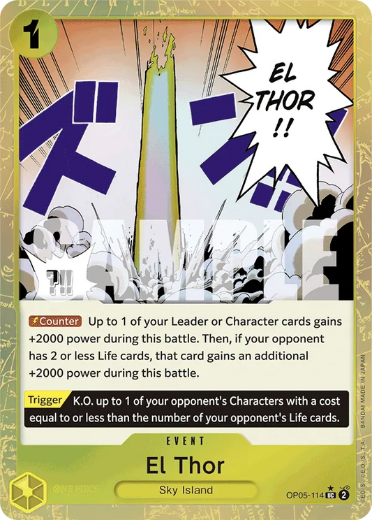 El Thor (OP05-114) PRB01 Alternate Art (AA)