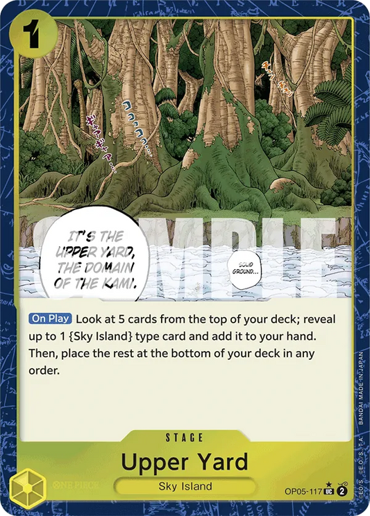 Upper Yard (OP05-117) PRB01 Alternate Art (AA)