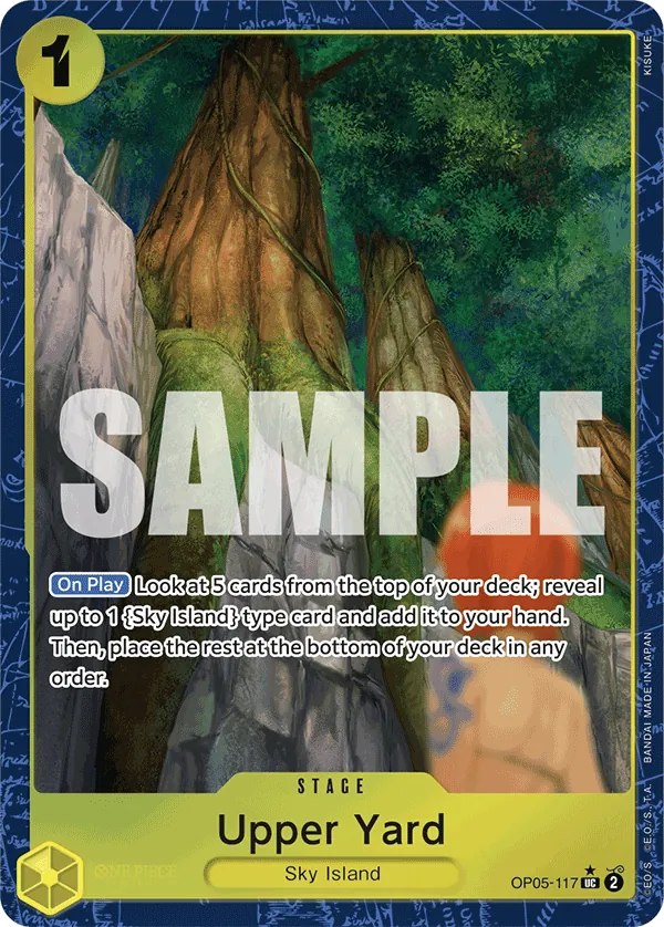 Upper Yard (OP05-117) PRB01 Alternate Art (AA)