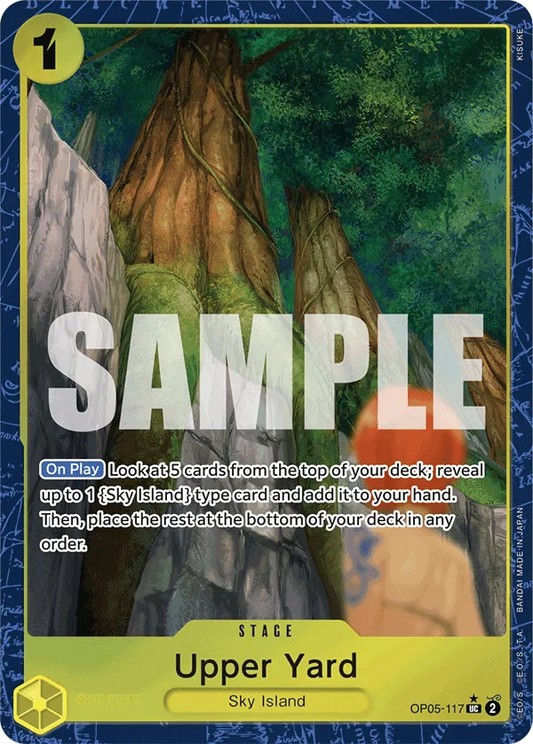 Upper Yard (OP05-117) PRB01 Alternate Art (AA)