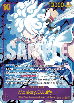 Monkey D. Luffy (OP05-119) PRB01 Secret Rare (SEC) Alt Art (AA)