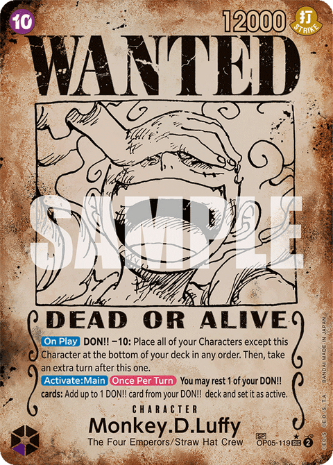 Monkey D. Luffy (OP05-119) OP09 Special Rare (SP)
