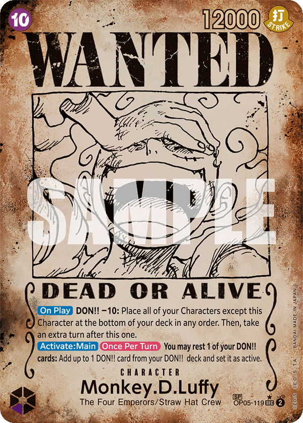 Monkey D. Luffy (OP05-119) OP09 Special Rare (SP)