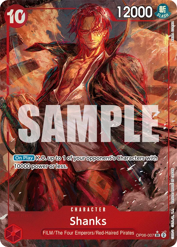 Shanks (OP06-007) OP06 Alternate Art (AA)