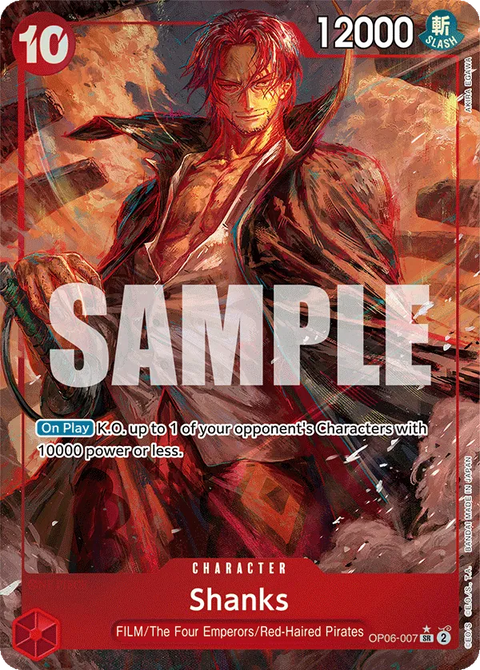 Shanks (OP06-007) OP06 Alternate Art (AA)
