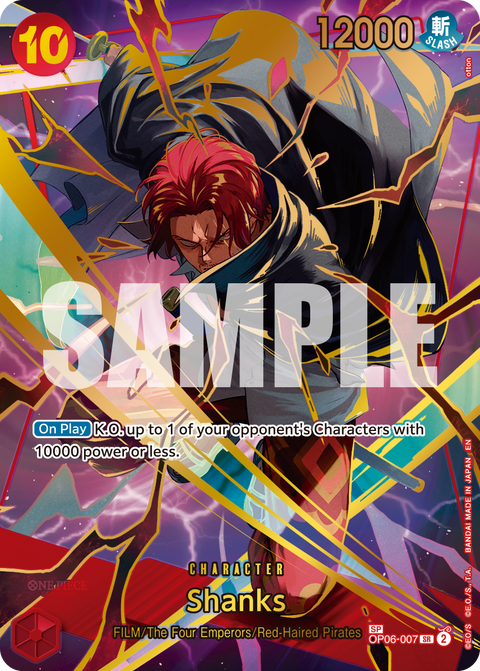 Shanks (OP06-007) PRB02 Special Rare (SP)