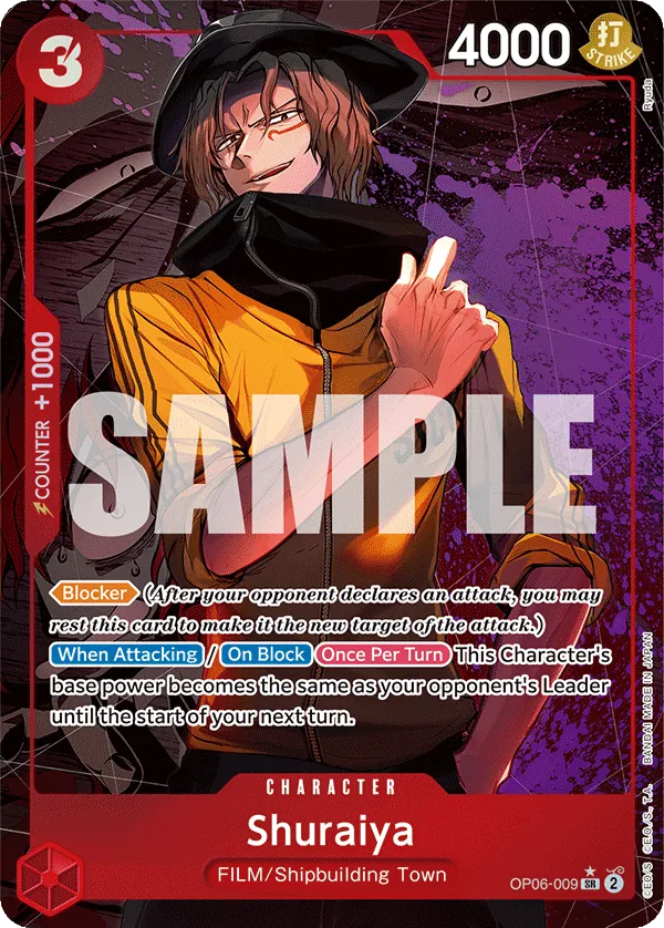 Shuraiya (OP06-009) OP06 Alternate Art (AA)