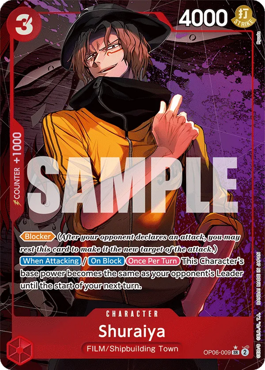 Shuraiya (OP06-009) OP06 Alternate Art (AA)