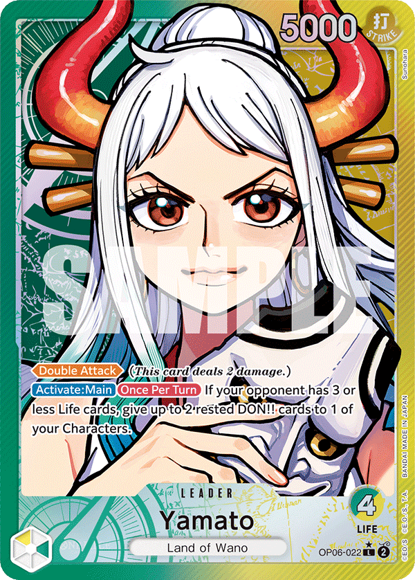 Yamato (OP06-022) OP06 Leader Alt Art (AA)