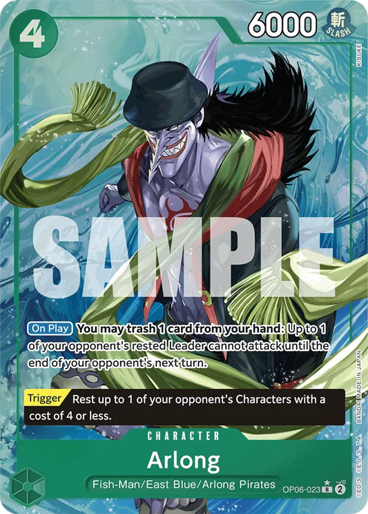 Arlong (OP06-023) PRB01 Alternate Art (AA)