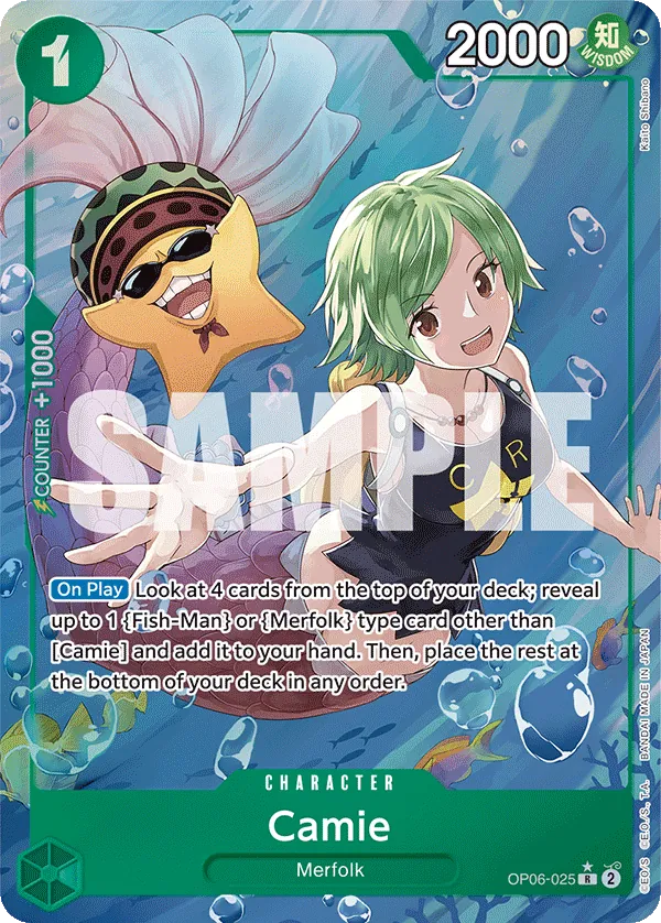 Camie (OP06-025) OP06 Alternate Art (AA)