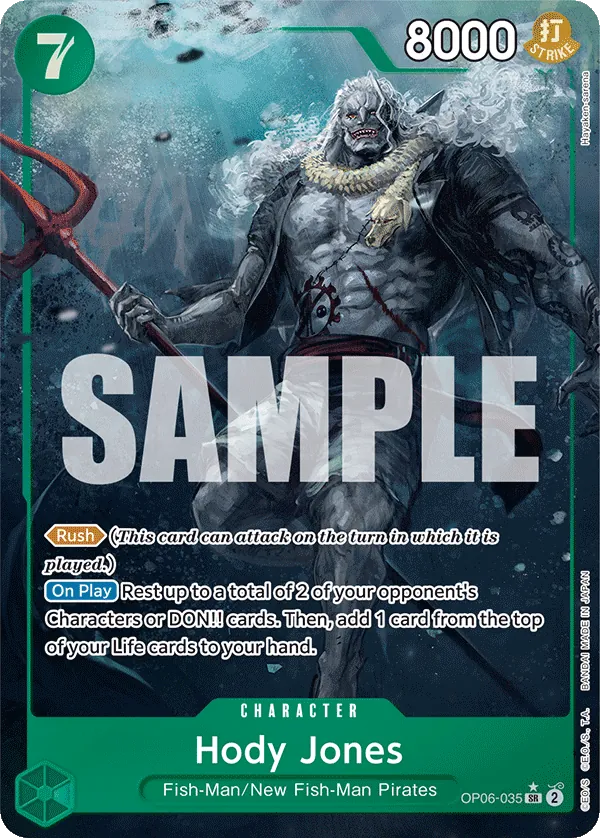 Hody Jones (OP06-035) OP06 Alternate Art (AA)