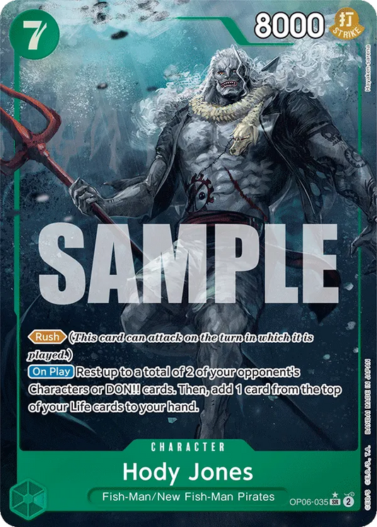 Hody Jones (OP06-035) OP06 Alternate Art (AA)