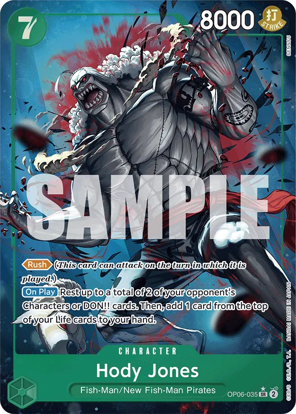 Hody Jones (OP06-035) PRB01 Alternate Art (AA)