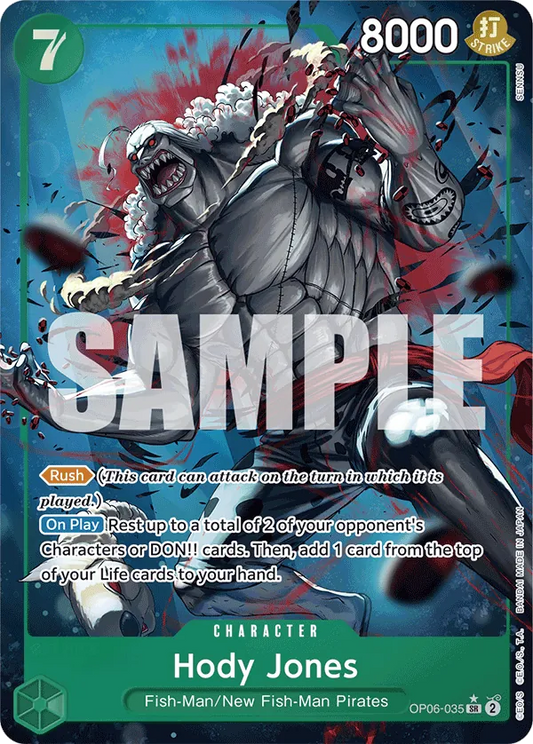 Hody Jones (OP06-035) PRB01 Alternate Art (AA)