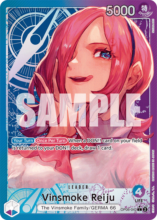 Vinsmoke Reiju (OP06-042) OP06 Leader Alt Art (AA)