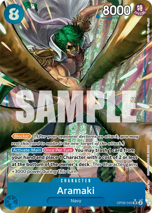 Aramaki (OP06-043) OP06 Alternate Art (AA)