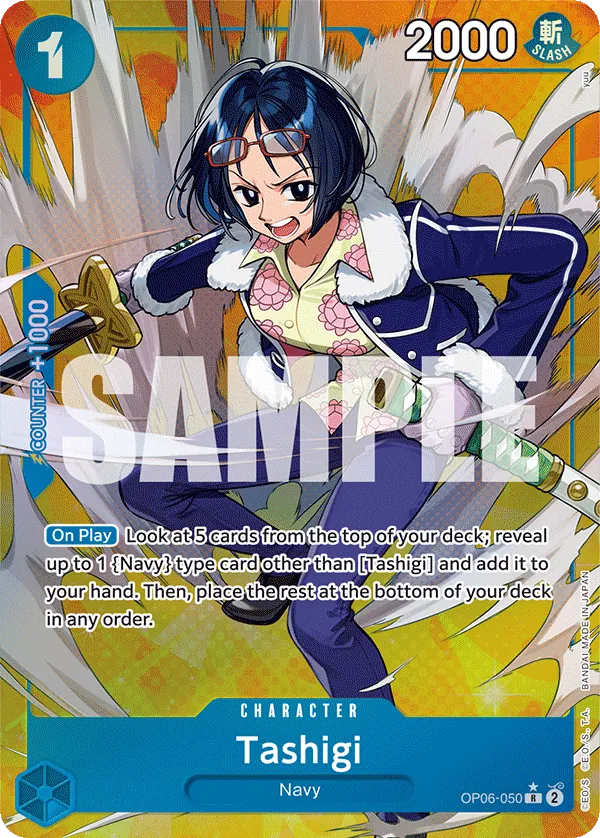 Tashigi (OP06-050) OP06 Alternate Art (AA)