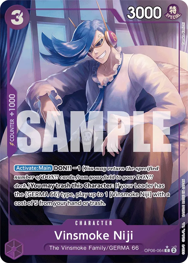 Vinsmoke Niji (OP06-064) PRB01 Alternate Art (AA)