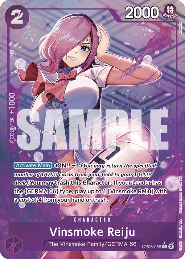 Vinsmoke Reiju (OP06-068) PRB01 Alternate Art (AA)