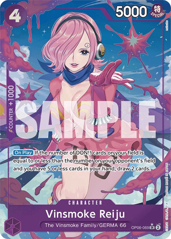 Vinsmoke Reiju (OP06-069) PRB01 Alternate Art (AA)
