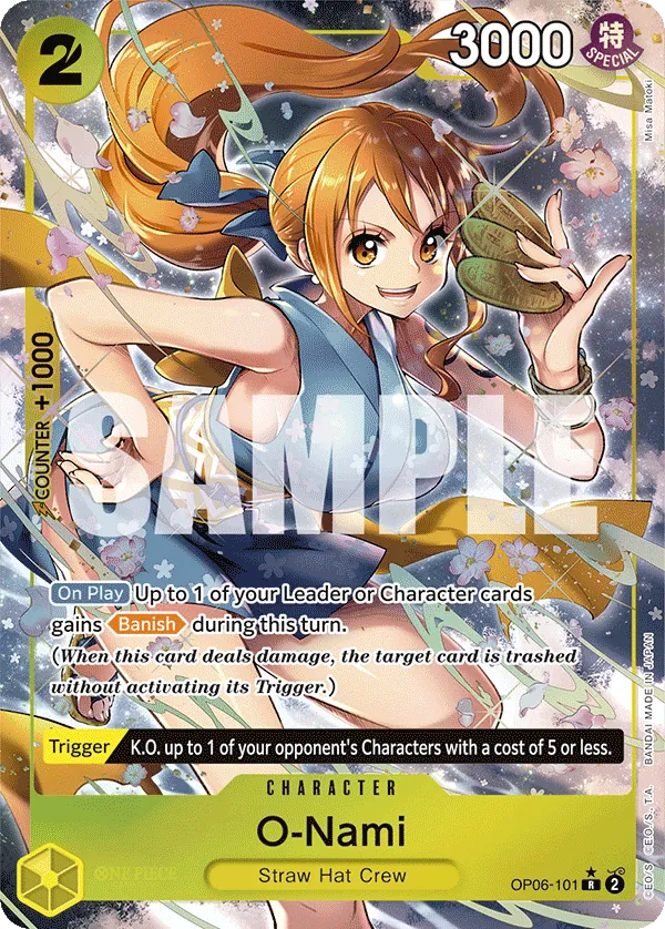 O-Nami (OP06-101) OP06 Alternate Art (AA)