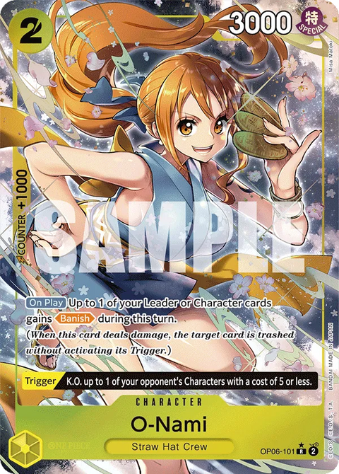 O-Nami (OP06-101) OP06 Alternate Art (AA)