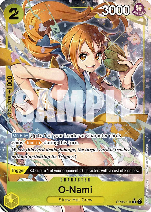 O-Nami (OP06-101) OP06 Alternate Art (AA)