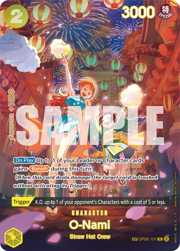 O-Nami (OP06-101) OP07 Special Rare (SP)