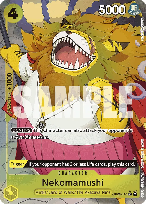 Nekomamushi (OP06-110) PRB01 Alternate Art (AA)