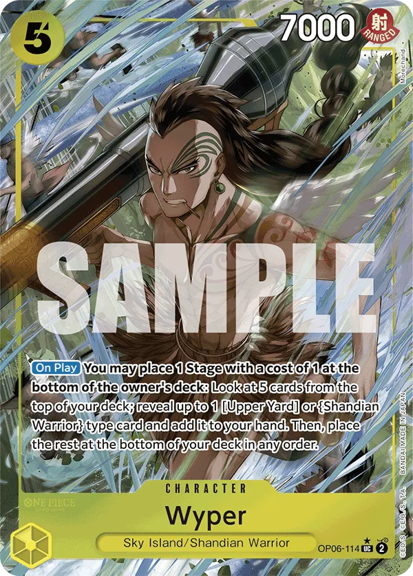 Wyper (OP06-114) PRB01 Alternate Art (AA)