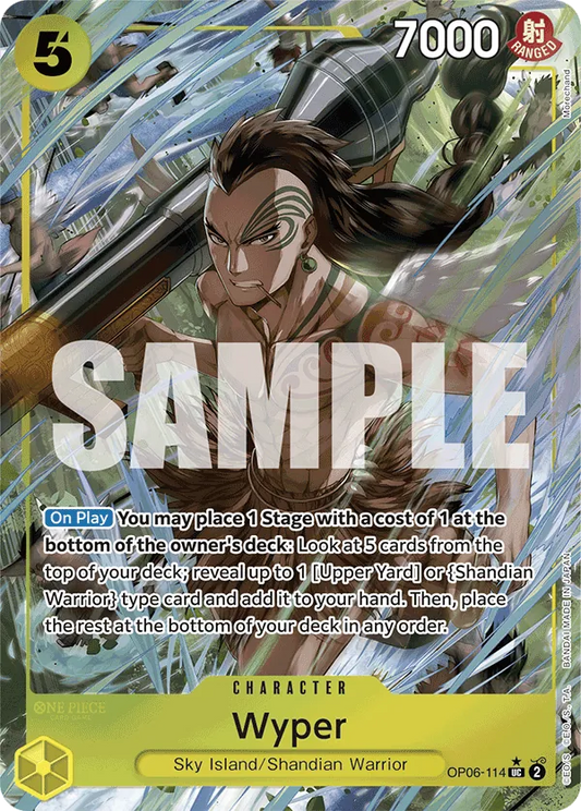 Wyper (OP06-114) PRB01 Alternate Art (AA)