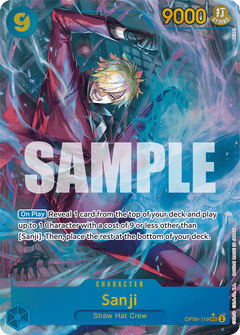 Sanji (OP06-119) OP06 Secret Rare (SEC) Alt Art (AA)