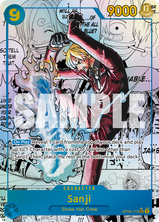 Sanji (OP06-119) PRB02 Manga Rare